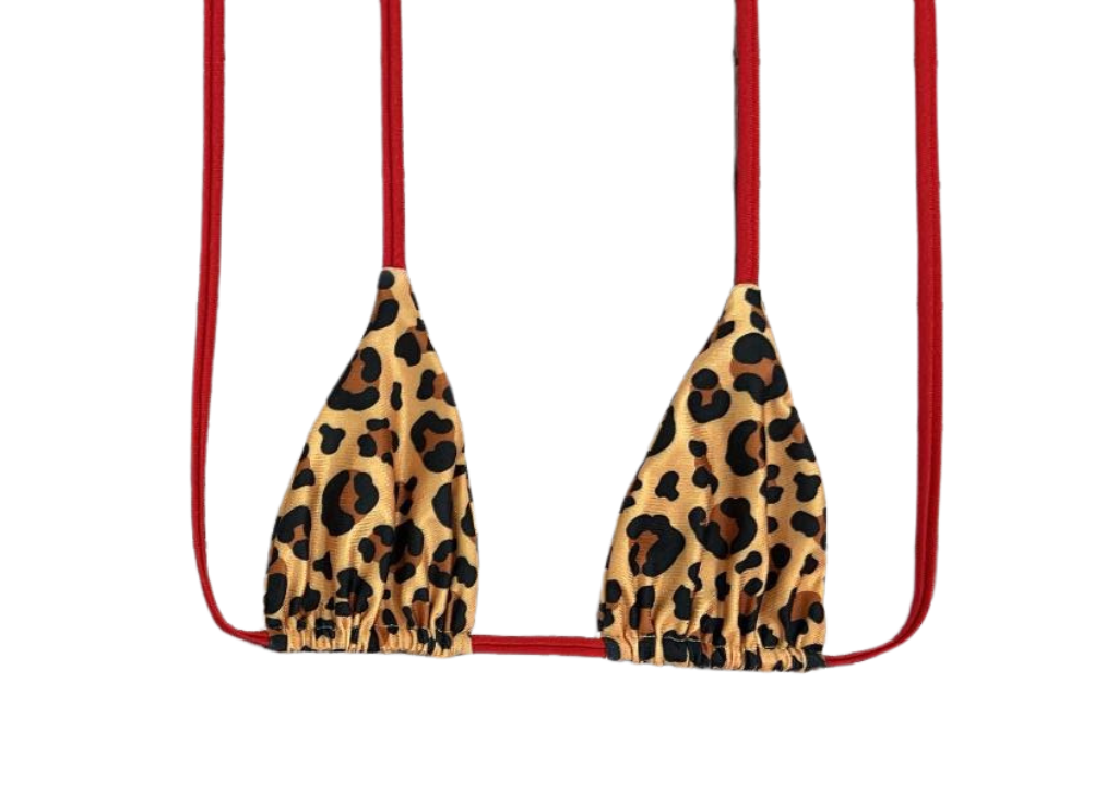 Rio top in leopard red