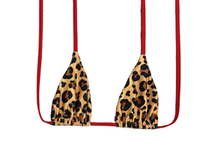 Rio top in leopard red