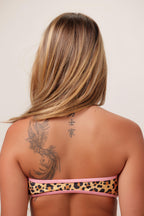 Cocoa top in pink leopard